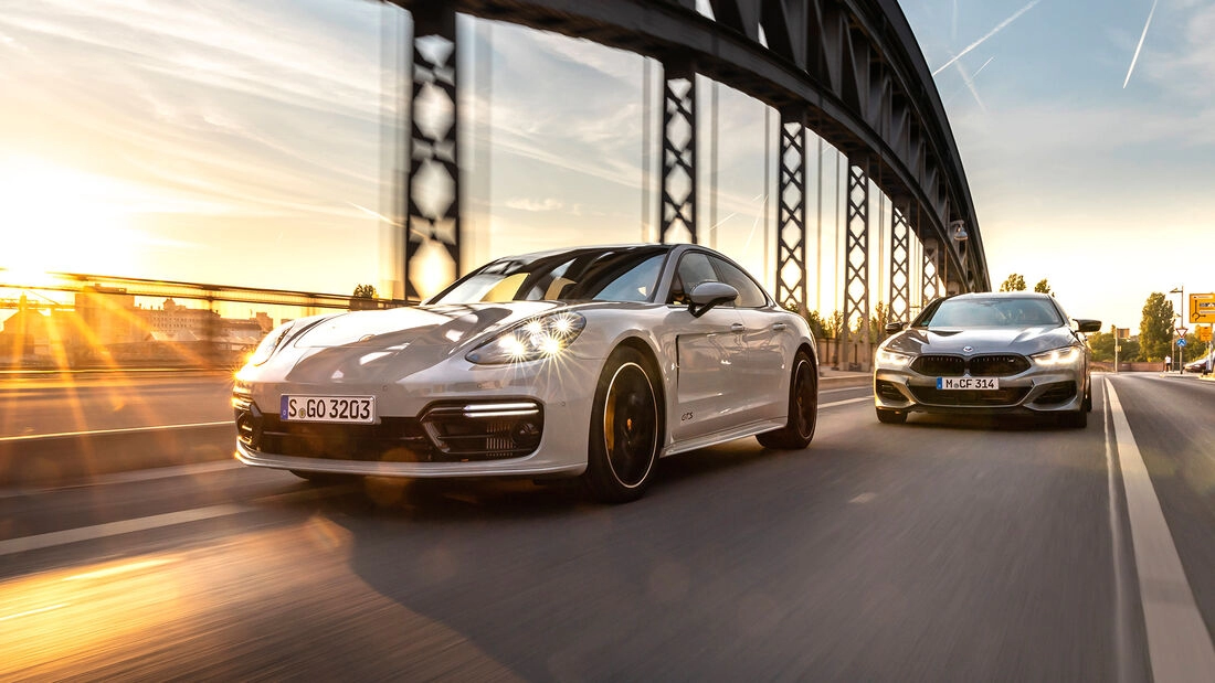 Porsche Panamera GTS and BMW M850i ​​xDrive in the test