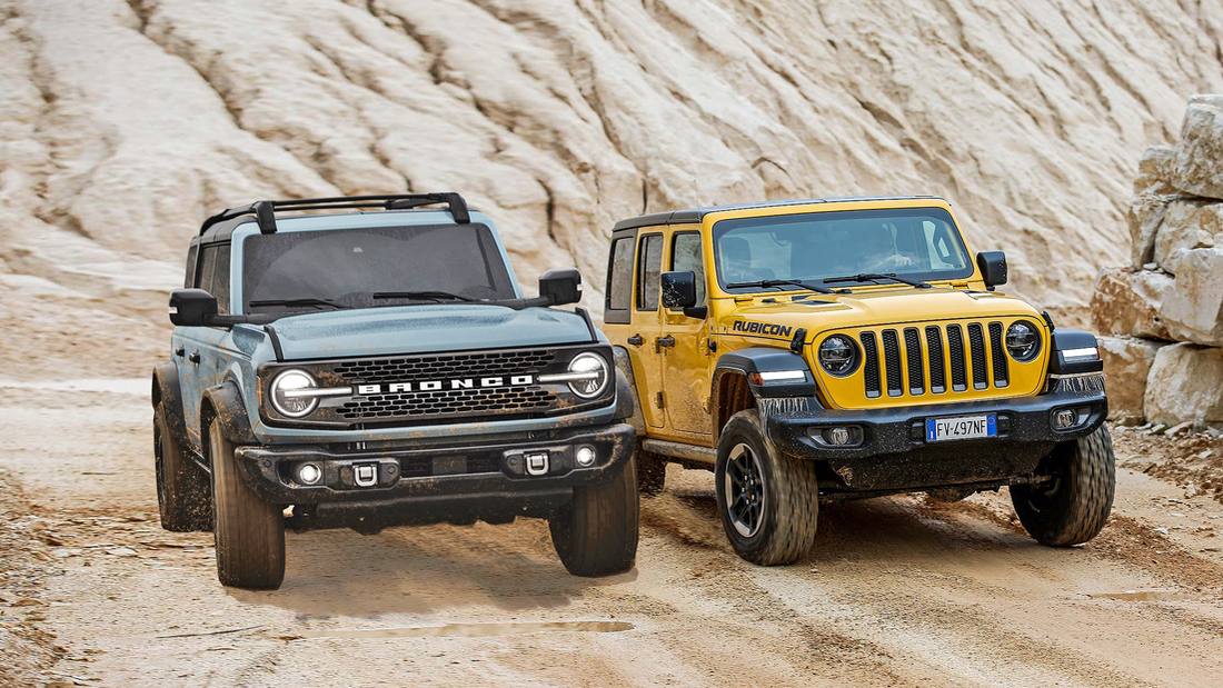 Data comparison: Ford Bronco versus Jeep Wrangler | CAR ENGINE AND SPORT