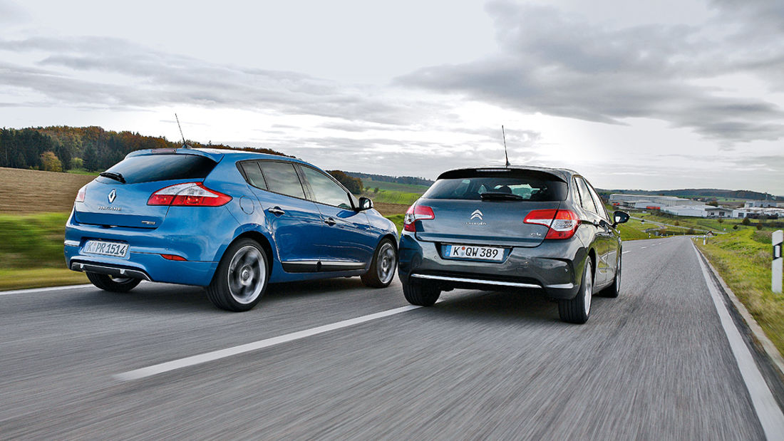 Renault Mégane And Citroen C4 Driving Report: Diesel Compact Racer | Car Engine And Sport