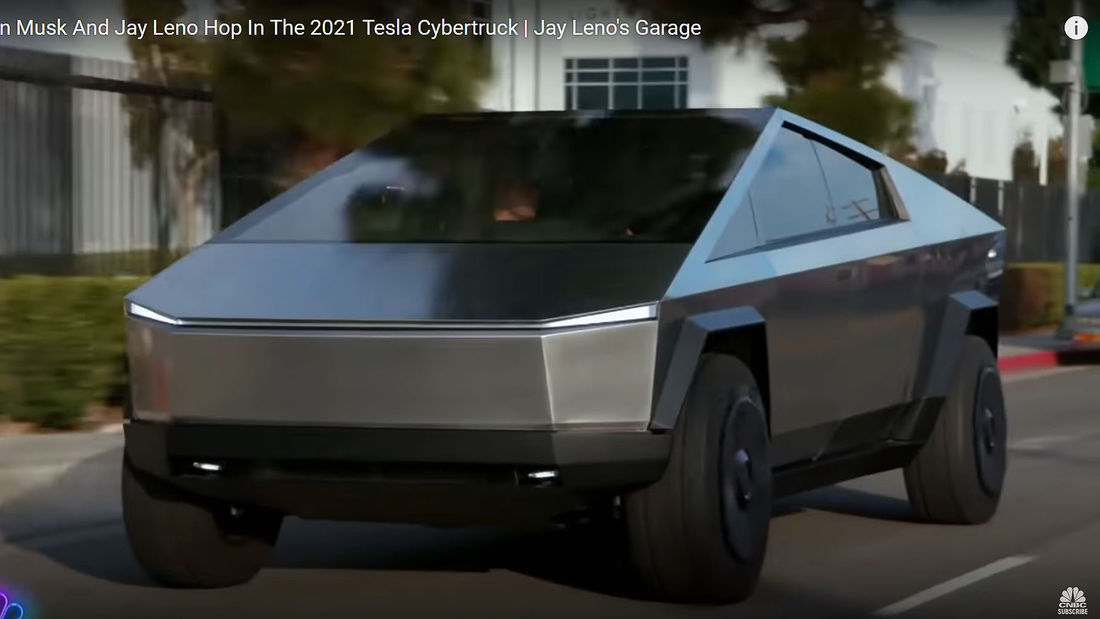 Musk chats with Jay Leno: Cybertruck has a younger brother