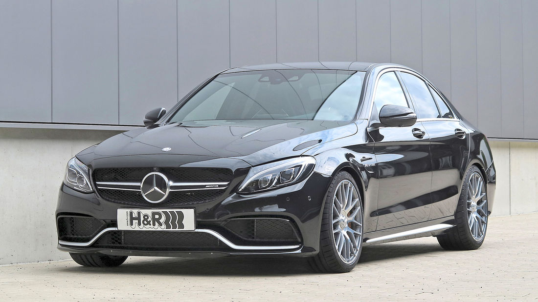 Advertisement: H&R sport springs for the Mercedes-AMG C 63