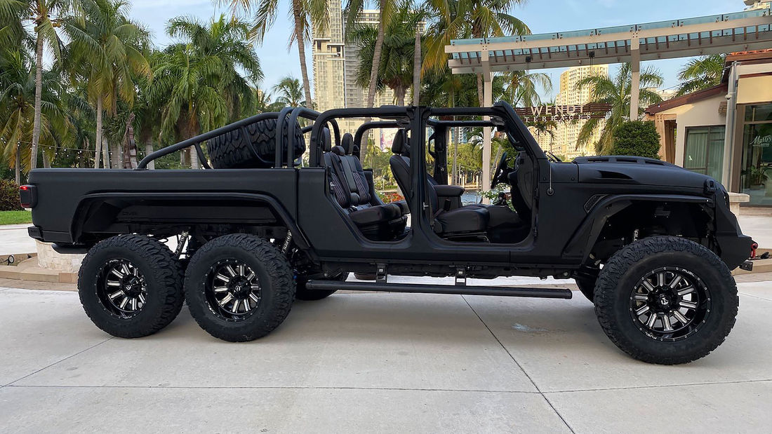 Jeep Gladiator 6x6 by SoFlo Jeeps: three-axle vehicle with end-of-time  charm | CAR ENGINE AND SPORT