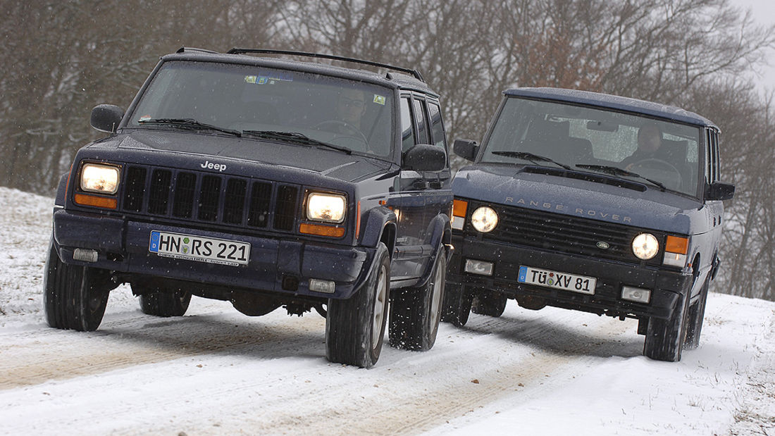 Jeep Cherokee and Range Rover: Grip Masters from Europe and the USA