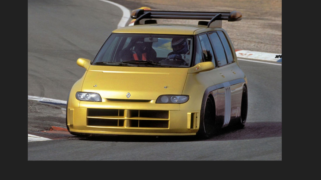 Renault Espace F1 with V10 naturally aspirated engine: A family van at top speed