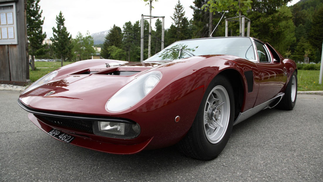 Lamborghini Miura of the Shah of Persia: Out and about in the